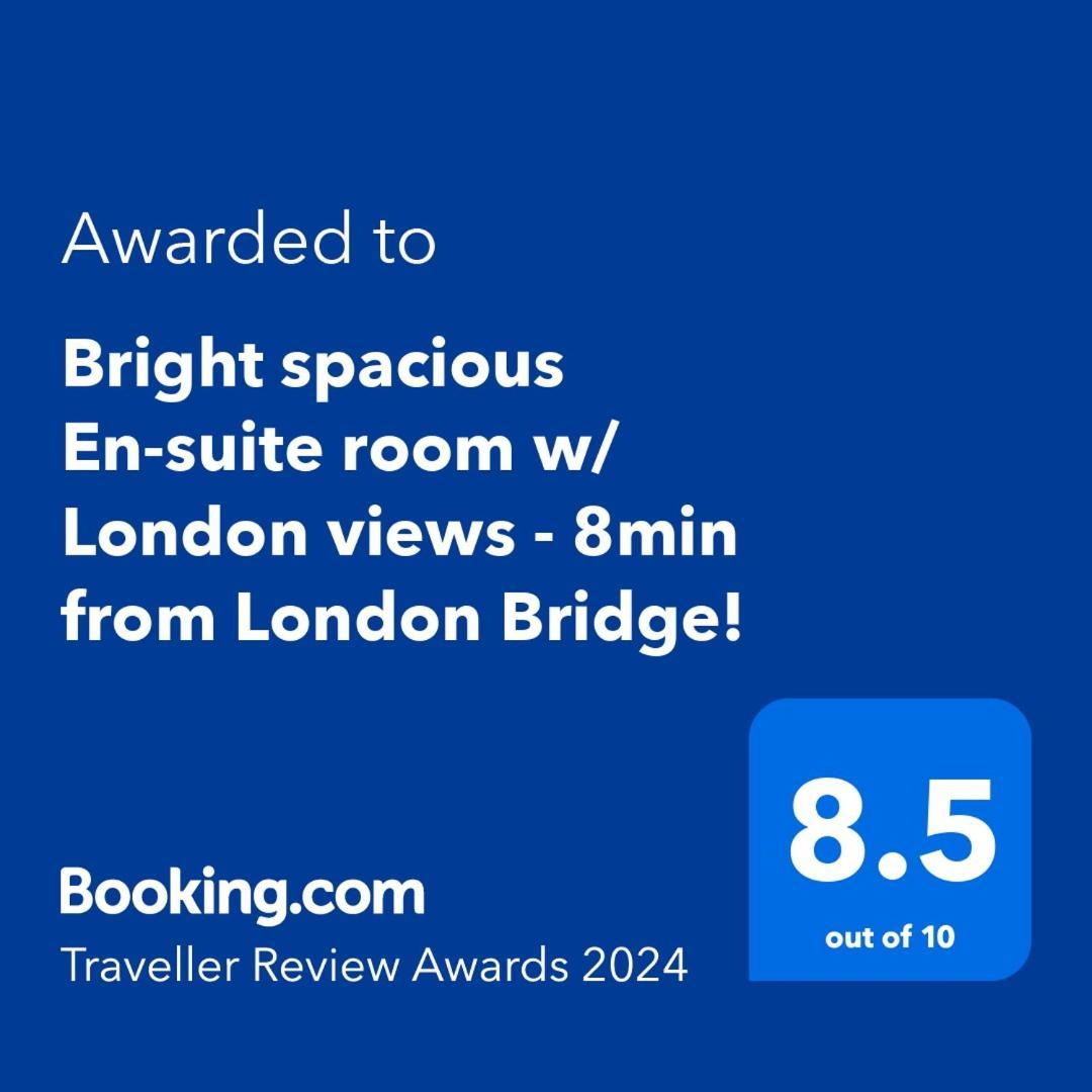 Bright Spacious En-Suite Room W/ London Views - 8Min From London Bridge! Exteriör bild